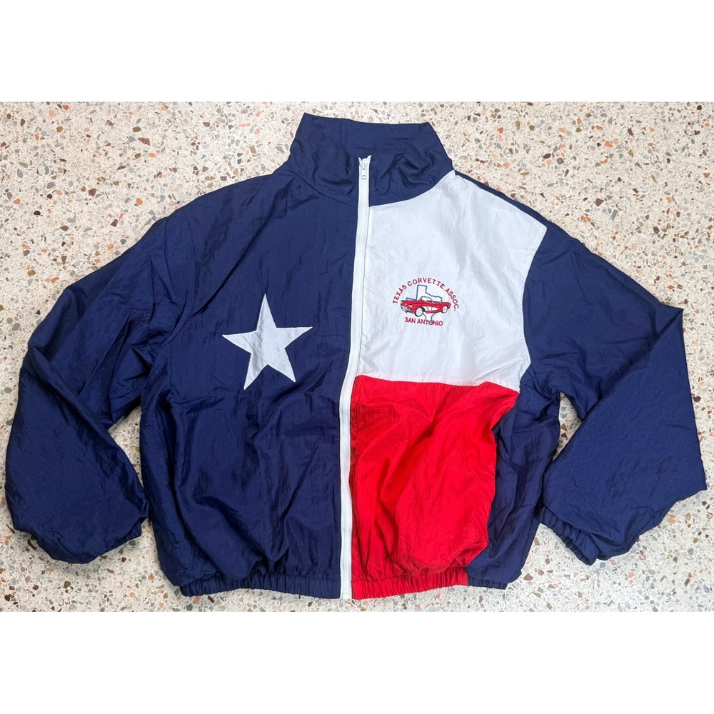 Stately Inc. Vtg & Rare Men's Texas Corvette Assoc, San Antonio Jacket Size S